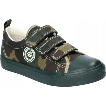 Dívčí tenisky TENISKY NA SUCHÝ ZIP DĚTSKÉ MASKÁČOVÝ AMERICAN CLUB VELIKOST 35