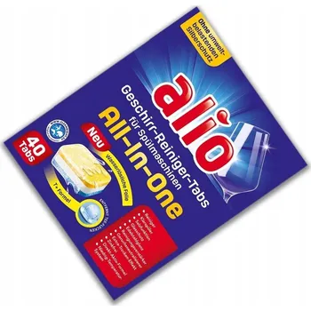 Přípravek do myčky Tablety ALL IN ONE 7v1 ALIO do myčky kapsle ve fólii 40 kusů