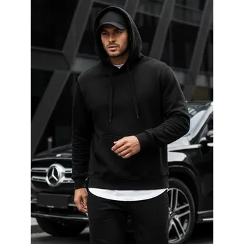 Pánská mikina Dstreet Pánská mikina s kapucí černá BX2028 Barva: Černá, Velikost: M