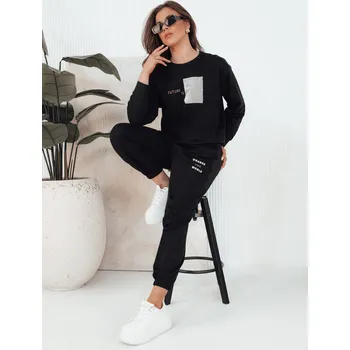 Dámský set FUTURE teplákový AY1036 Barva: Černá, Velikost: S