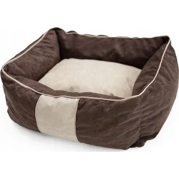 Pelíšek pro psa Hnědo-béžové pelíšek s polštářem pro psa nebo kočku Diversa Petti velikost 1