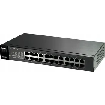 Switch Switch Zyxel ES1100-24E nespravovatelný, 24 portů