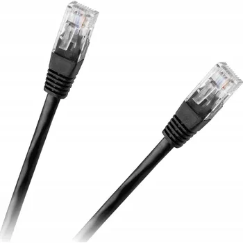 Síťový kabel Patchcord Cabletech U/UTP 6 RJ45 / RJ45 0,5 m černý