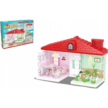 Domeček pro panenku Domeček pro panenky s příslušenstvím 460x360 mm Swede hračka