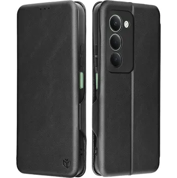 Pouzdro na mobilní telefon Pouzdro Techsuit Safe Wallet Plus pro Xiaomi Redmi 15 4G/5G černé