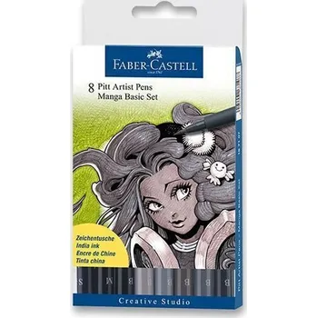 Zvýrazňovač Faber - Castell Popisovač Pitt Artist Pen Manga 8 ks