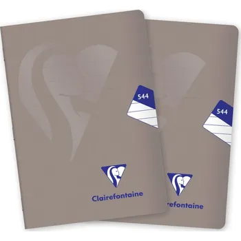 CLAIREFONTAINE Mimesys PP, A5 "544" linkovaný, 40 listů, šedý - sada 2 ks