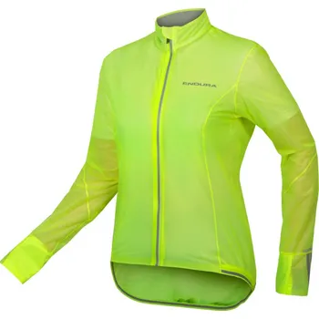 Cyklistické oblečení Dámská bunda ENDURA FS260-Pro Adrenaline Race Cape II Hi-Viz Yellow - S