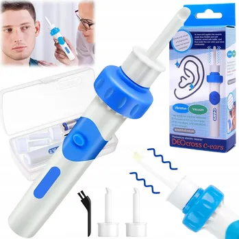 Čistič uší ČISTIČ UŠÍ ZAŘÍZENÍ NA ČIŠTĚNÍ UŠÍ S 2 ČISTICÍMI HLAVICEMI