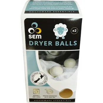 Koule do sušičky VLNĚNÉ MÍČKY DO SUŠIČKY PRO MĚKKÉ PRÁDLO - 2 KUSY