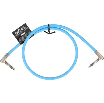 Audio kabel Ernie Ball Flex Patch Cable 24" Blue + prodloužená záruka 3 roky