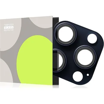 Tempered Glass Protector pro iPhone 15 Pro / 15 Pro Max, modrá (kompatibilní s pouzdrem)