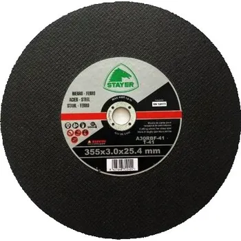 Řezný kotouč Kotouč řezný na železo T41, 355 x 3 x 25,4 mm, STAYER