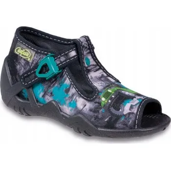 Chlapecké bačkory Befado dětské papuče na suchý zip, vícebarevné, velikost 20