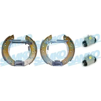 Brzdová čelist Sada brzdových čelistí SAMKO KEG418