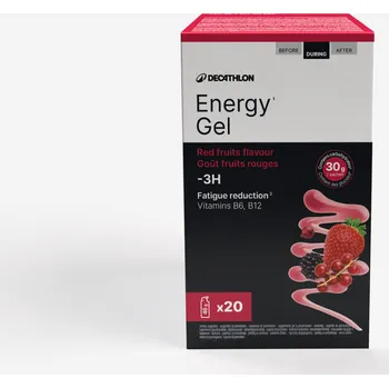 DECATHLON Energetický gel - fyzická aktivita do 3 hodin - Energy Gel lesní plody 20 ks