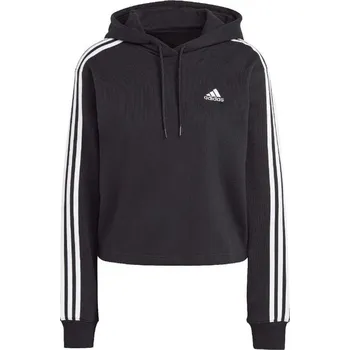 Dámská mikina ADIDAS Dámská krátká mikina s kapucí Essentials černá, L i476_85201448