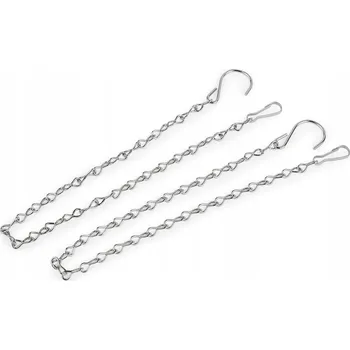 Obraz Řetízek kovový pro zavěšení dekorací, květináče 50 cm 2 ks