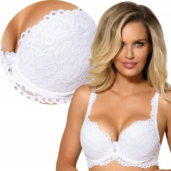 Podprsenka Podprsenka push-up Róża Newia bílá 70B