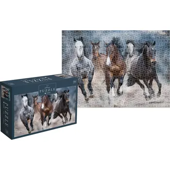 Puzzle Puzzle Wild Horses: cválající koně 1000 dílků