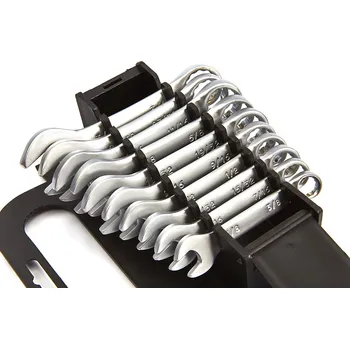 Klíč Klíče očkoploché &nbsp;3/8-3/4 - krátké, sada 10 dílů, v plastovém pořadači, palcové (TrueTech)