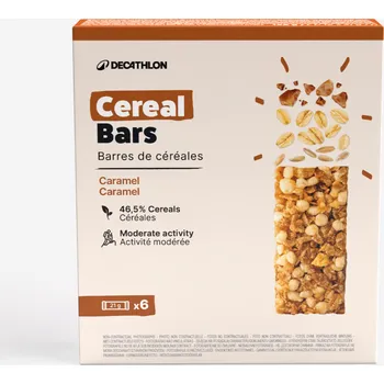 DECATHLON Cereální tyčinka karamelová 6 ks