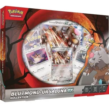 Hračka Pokémon Trading Card Game: Blood Moon Ursaluna-ex Collection (1 holografická propagační karta, 2