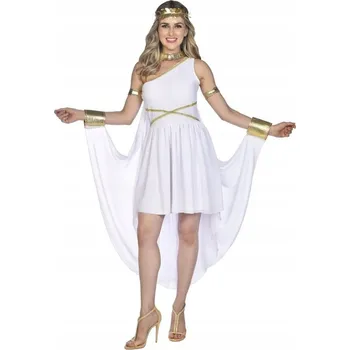 Karnevalový kostým Amscan Kostým zlaté bohyně pro ženy, krémová/zlatá, velikost 44-46