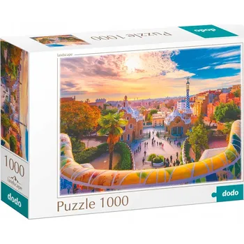 Puzzle Puzzle 1000 dílků Guell v Barceloně, Španělsko