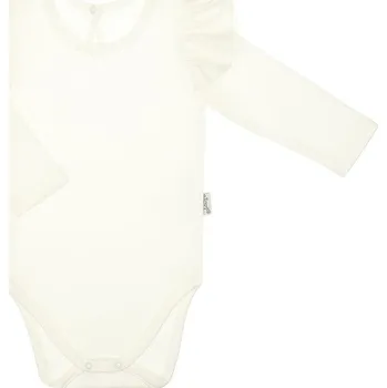 Body pro kojenecké dívčí krémové s dlouhým rukávem Lizy Nicol