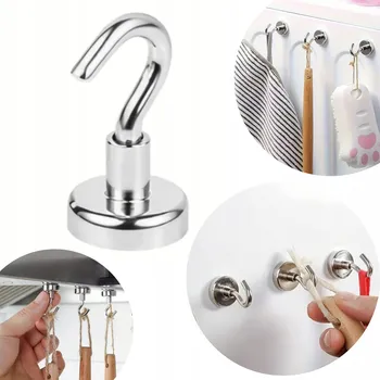 Věšák SILNÝ MAGNETICKÝ HÁČEK MAGNET DRŽÁK VĚŠÁK 16mm