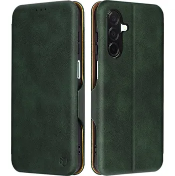 Pouzdro na mobilní telefon Techsuit Safe Wallet Plus pro Samsung Galaxy A26 5G zelená