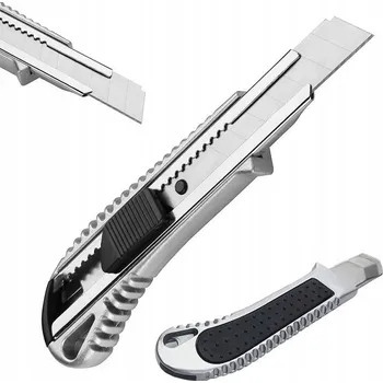 Pracovní nůž NŮŽ PRACOVNÍ PRO ŘEZÁNÍ TAPET KOVOVÝ UNIVERZÁLNÍ NŮŽ 18 mm