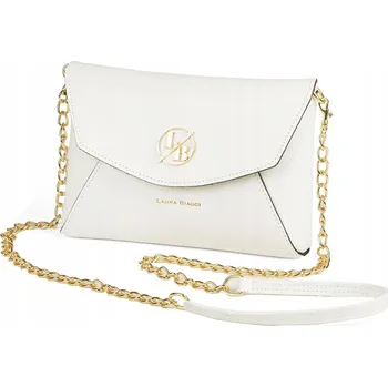 Kabelka Laura Biaggi kabelka psaníčko eko kůže béžová