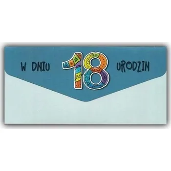 Dárkový POUKAZ Ozdobná Dárková Kartička PAMÁTKA Přání k Narozeninám 18