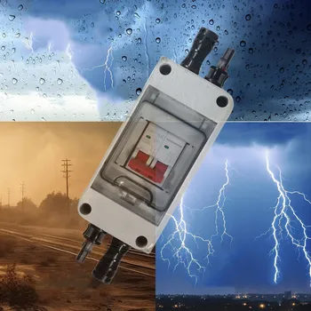 Bezpečnostní kamera ODPOJOVAČ POJISTEK 16A PRO FOTOVOLTAICKÉ INSTALACE S UV OCHRANOU