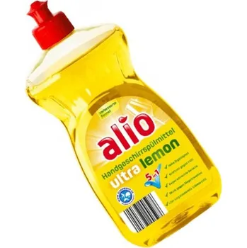 Mycí prostředek Koncentrovaný prostředek 5v1 Alio na mytí nádobí ULTRA LEMON 500 ml