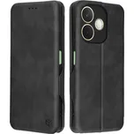 Pouzdro Techsuit Safe Wallet Plus pro Oppo A5 Pro 4G A5 Pro 5G černé