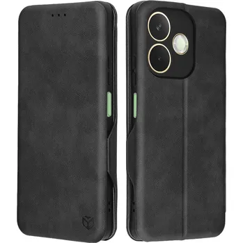 Pouzdro na mobilní telefon Pouzdro Techsuit Safe Wallet Plus pro Oppo A5 Pro 4G A5 Pro 5G černé