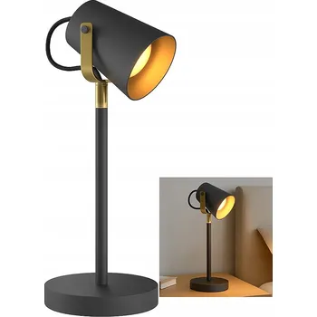 Lampička Noční lampa stolní FABIO 1 LED ČERNÁ ZLATÁ