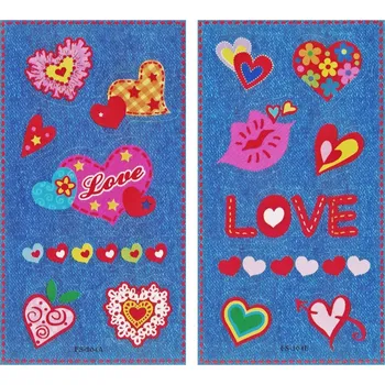 Junior Samolepky dekorační na jeans látku (mix /cena 1 bal.)