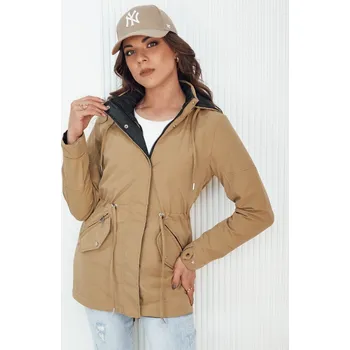 Dámská parka Dámská bunda parka ELINA TY4343 Barva: Béžová, Velikost: XL