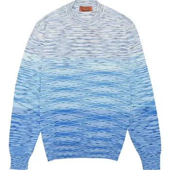 Pánský svetr Missoni pánský svetr s barevným vzorem Missoni modrá | bílá | světle modrá 3511572