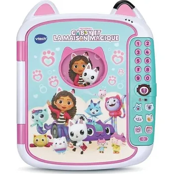 interaktivní kniha VTech KidiSecrets Pon Diary Gabby a kouzelný dům – Elektronický deník s tajným kódem, zápisník,