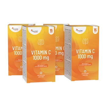 Zdraví Essentials Vitamín C vysoká dávka 1000 mg – Vegan, 60 sáčků