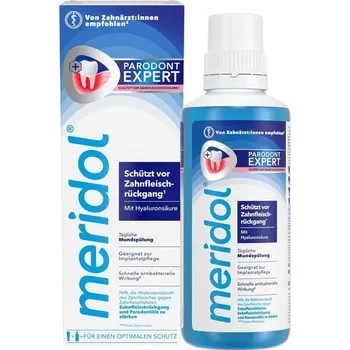 Ústní voda Meridol Parodont Expert ústní voda 400ml - antibakteriální účinek, pomáhá posilovat odolnost dásní