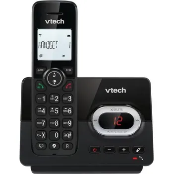 Mobilní telefon Bezdrátový telefon VTech CS2050 se záznamníkem, režim Eco+, telefon pro seniory, bezdrátový