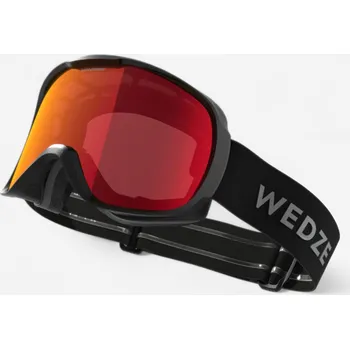 WEDZE Lyžařské a snowboardové fotochromatické brýle G 500 černé S ČERNÁ
