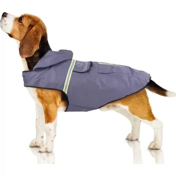 Obleček pro psa Pláštěnka pro psa Bella & Balu šedá vel. M