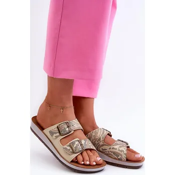 Dámské pantofle Pantofle model 198165 Step in style žlutý 36